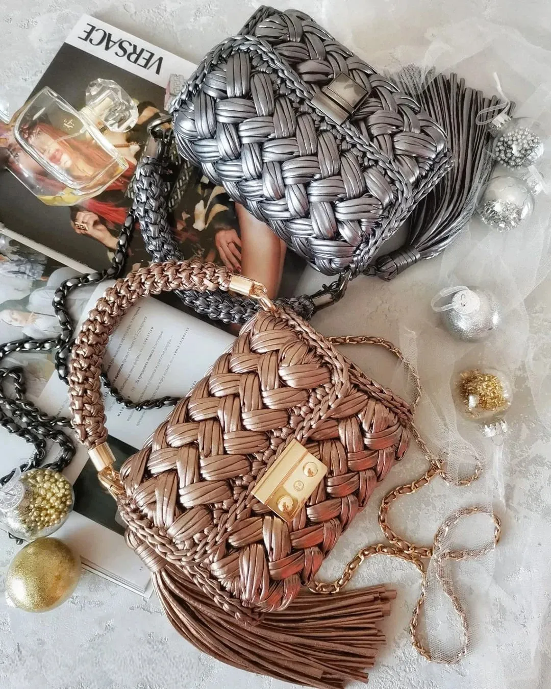 Handmade Croshet Clutches & Evening Bags