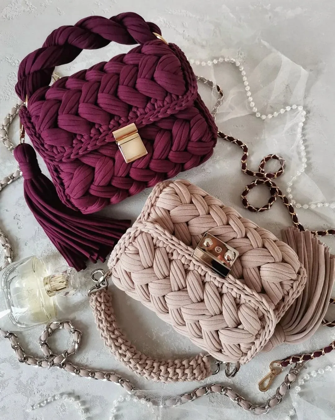 Handmade Croshet Clutches & Evening Bags