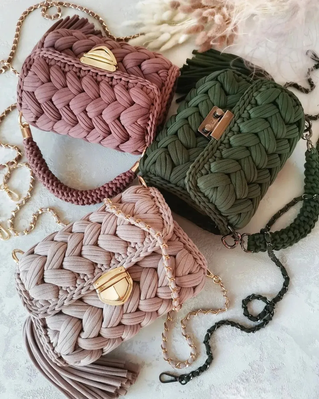 Handmade Croshet Clutches & Evening Bags