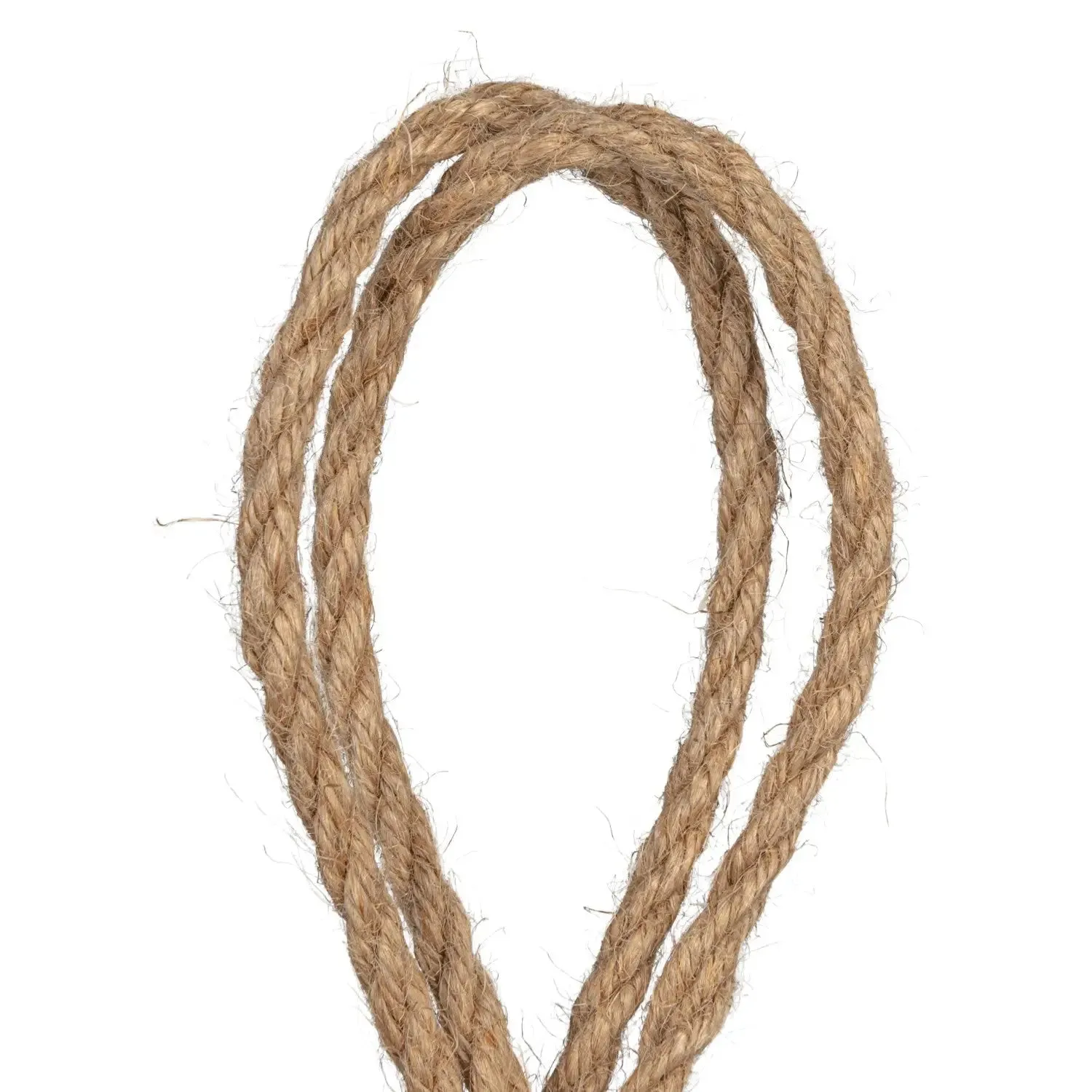 HANGING COARSE STONEWARE PLANTER W JUTE ROPE HANGER