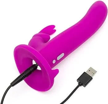 Happy Rabbit Vibrating Strap-On Kit with 15 Vibration Functions