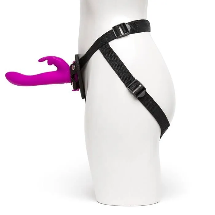 Happy Rabbit Vibrating Strap-On Kit with 15 Vibration Functions