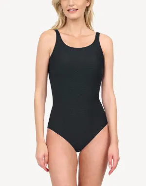 Harbourside Texture High Neck Mastectomy One Piece