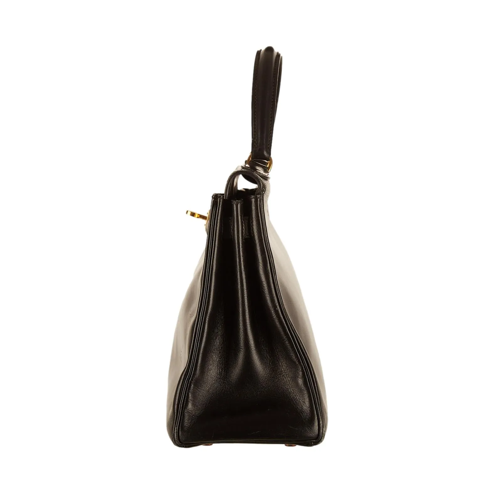 Hermes Black Kelly 28 Bag