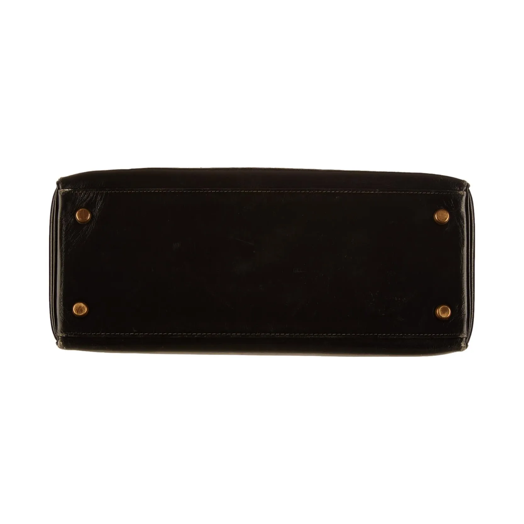 Hermes Black Kelly 28 Bag