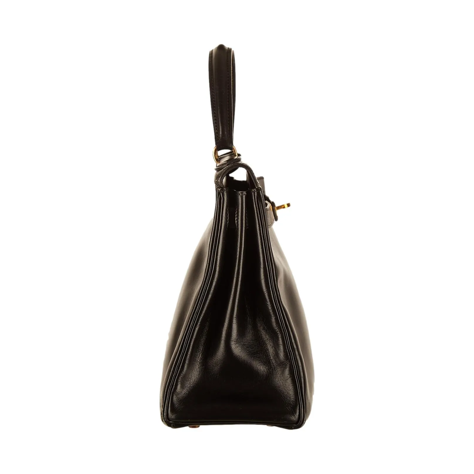 Hermes Black Kelly 28 Bag