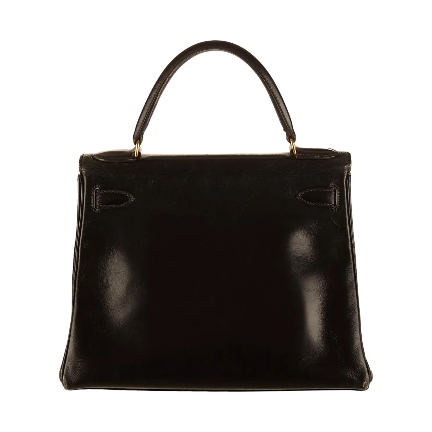 Hermes Black Kelly 28 Bag