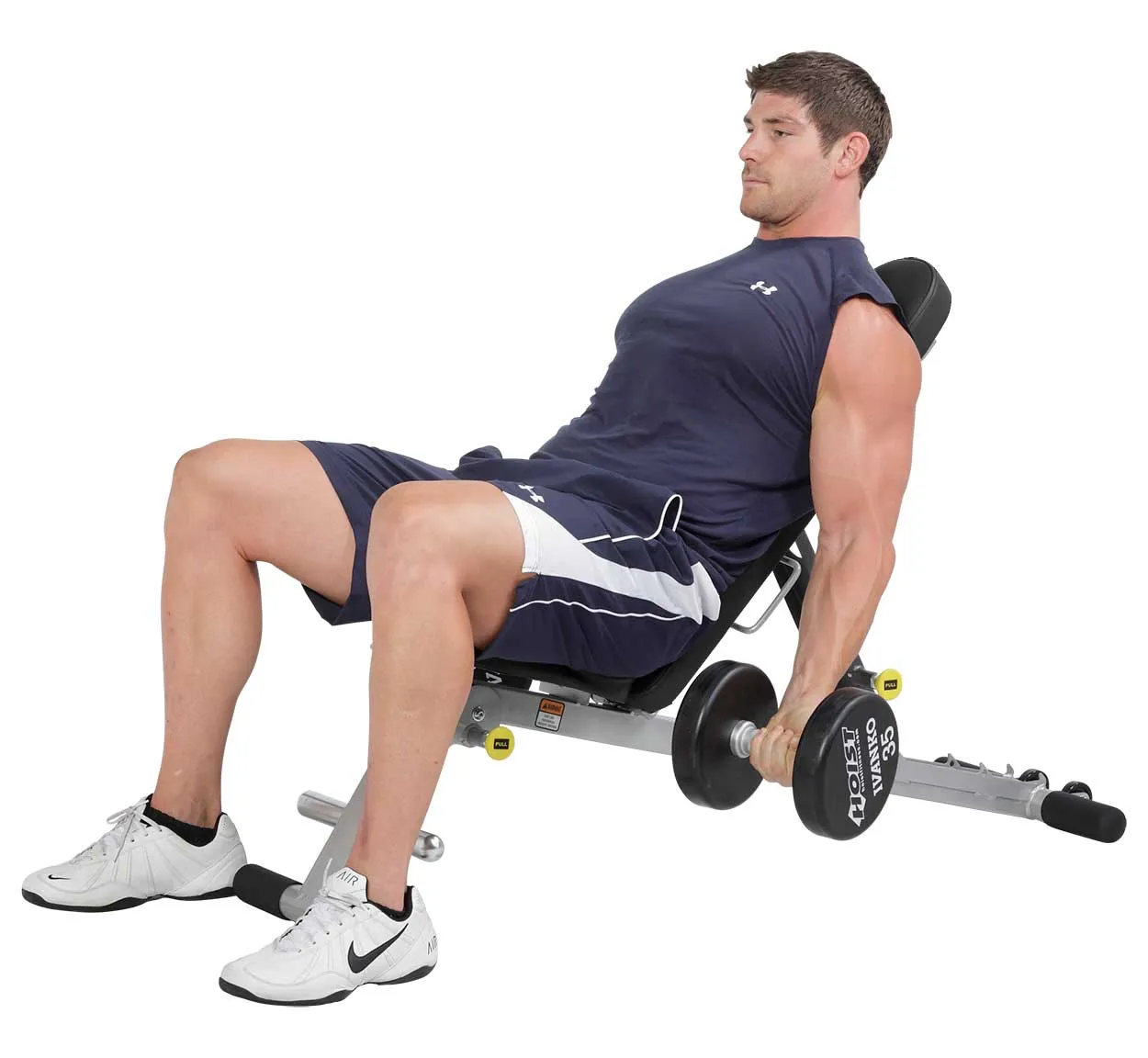 Hoist Fitness Folding Multi Position Workout Bench - HF-4145