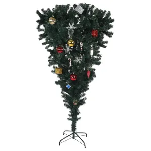 Holiday Upside Down Artificial Christmas Tree 5.5 FT