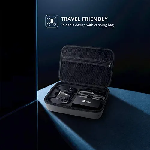 Holy Stone HS165 GPS FPV Drones with Camera for Adults 1080P HD, Foldable Drone for Beginners with Auto Return Home, Follow Me, Circle Fly, Tap Fly, Includes 2 Batteries and Carrying Case