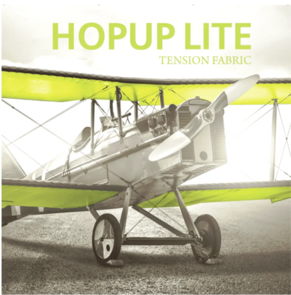 Hopup 8ft Straight Full Height Tension Fabric Display