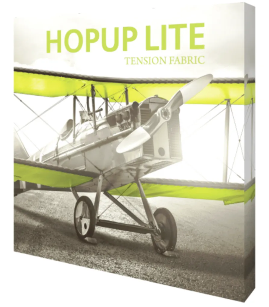 Hopup 8ft Straight Full Height Tension Fabric Display