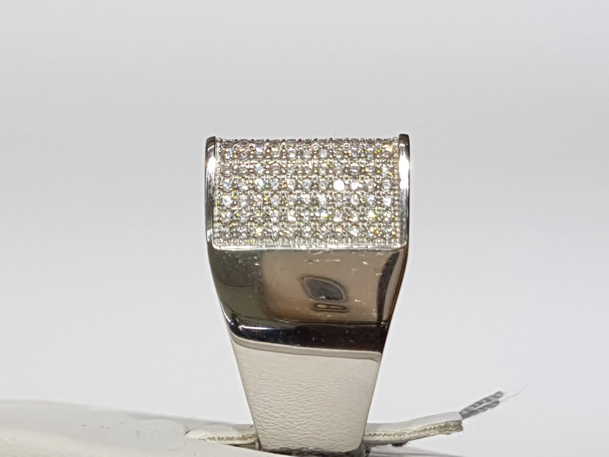 Iced-Out Micro Pave CZ Ring (Silver)