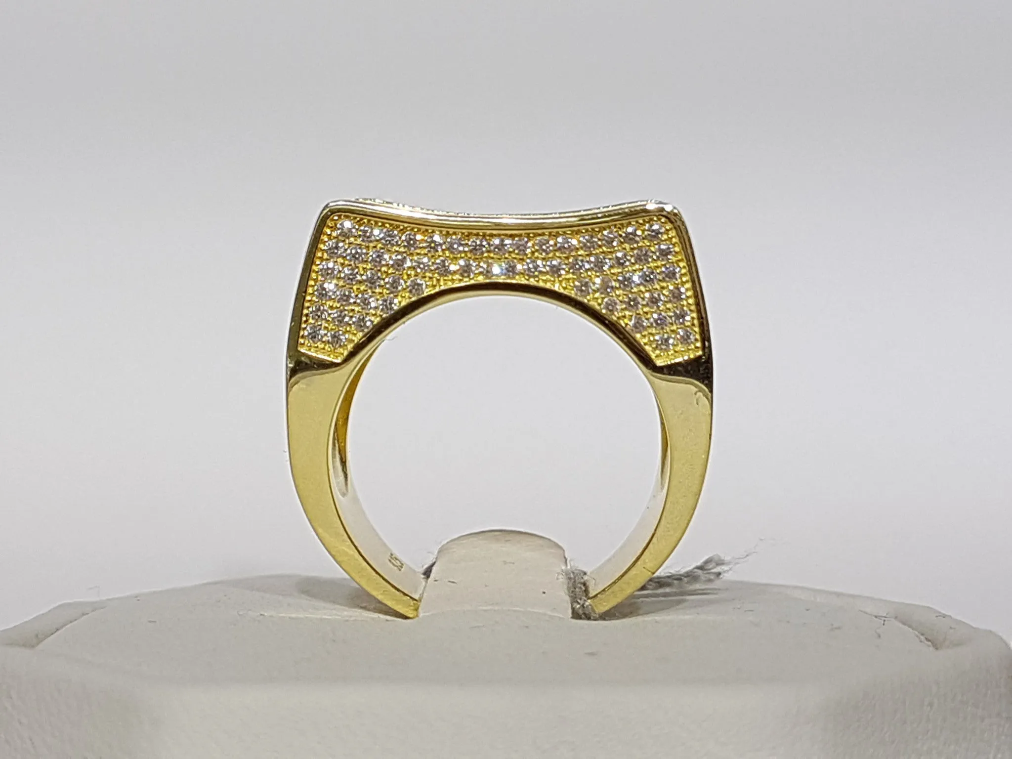 Iced-Out Micro Pave CZ Ring (Silver)