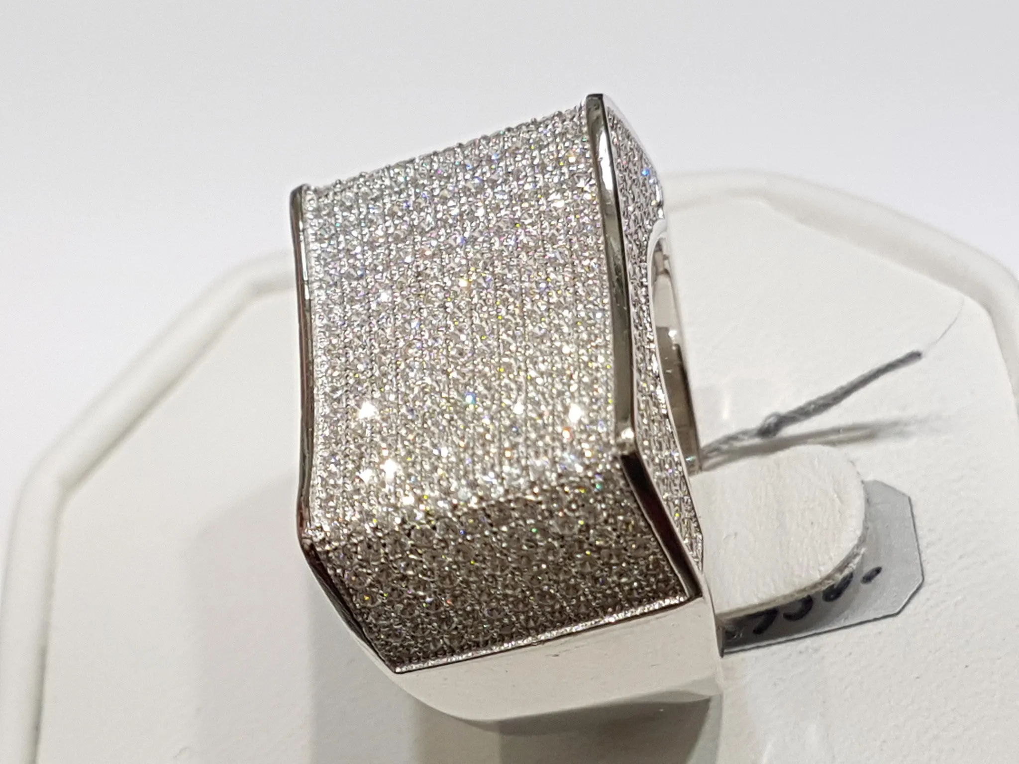 Iced-Out Micro Pave CZ Ring (Silver)