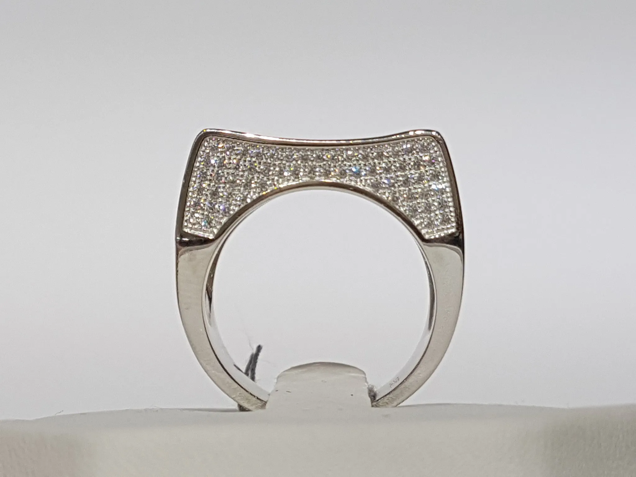 Iced-Out Micro Pave CZ Ring (Silver)