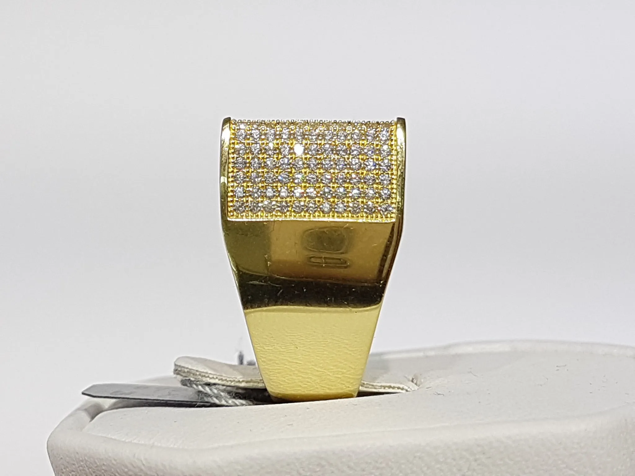 Iced-Out Micro Pave CZ Ring (Silver)