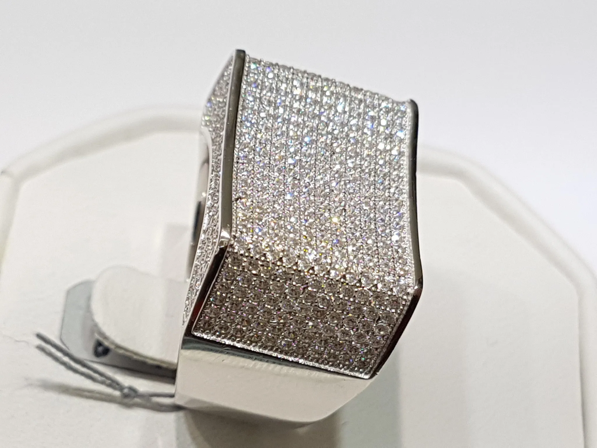 Iced-Out Micro Pave CZ Ring (Silver)