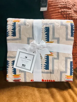 Ida Mae Home - Pecos Navy Baby Quilt