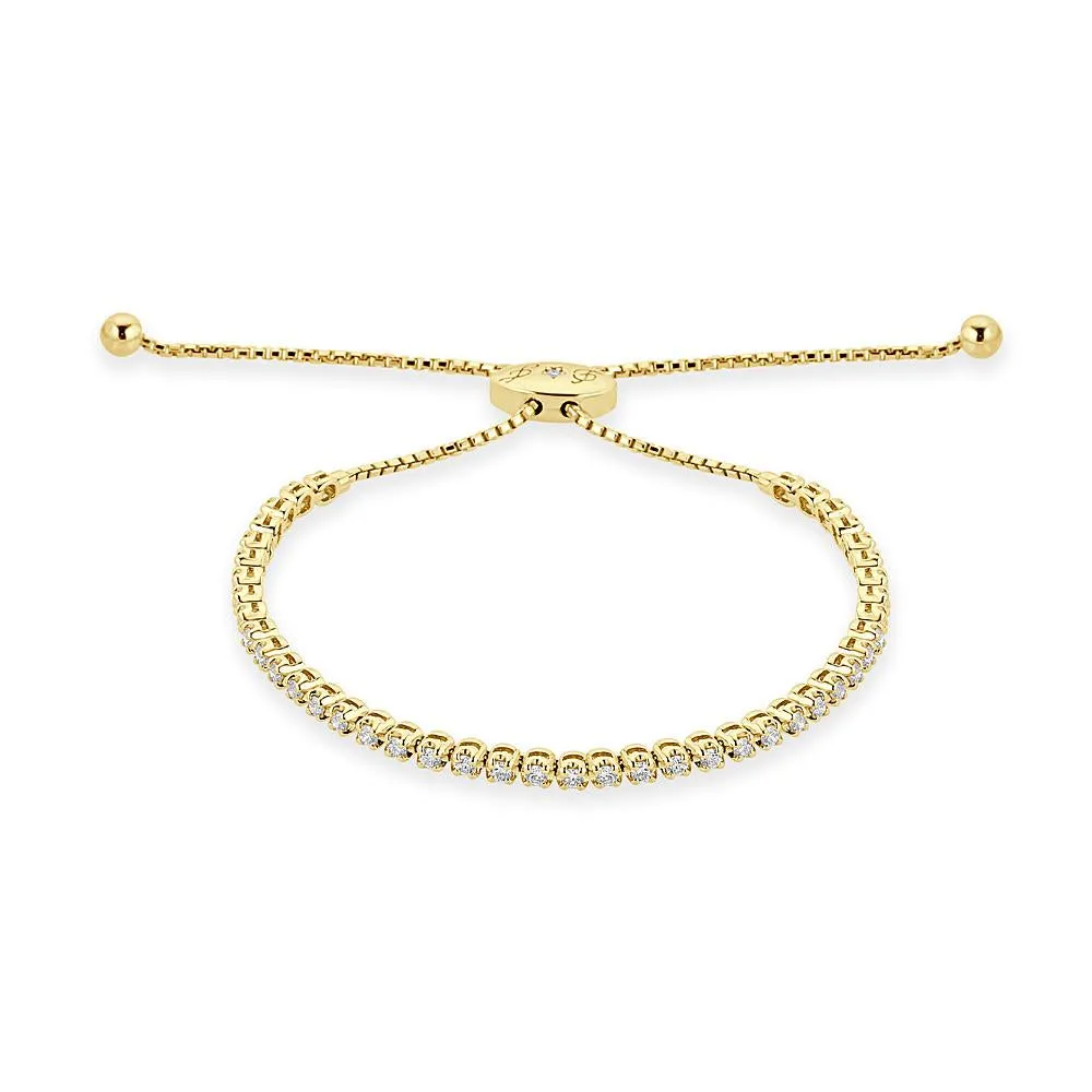 Illusion-Set Adjustable Bracelet