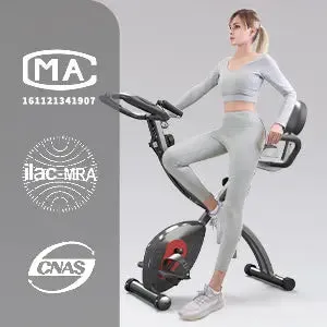Indoor Stationary Folding Bike   Free Resistance bands