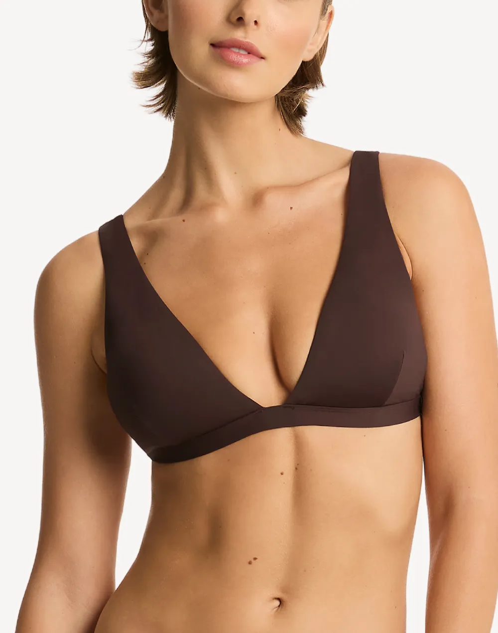 Infinity Longline Triangle Bikini Top