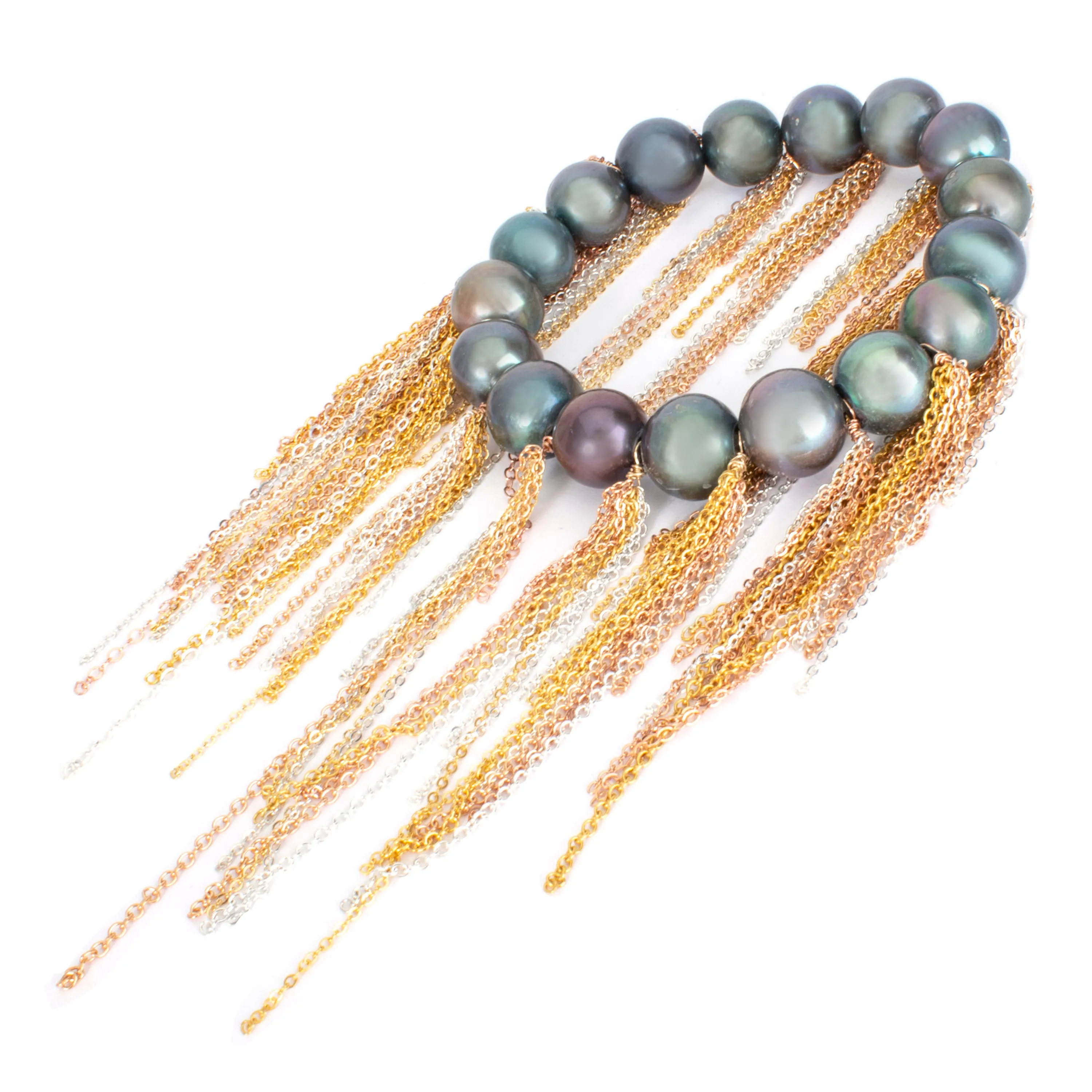 Ink Fringe Bracelet