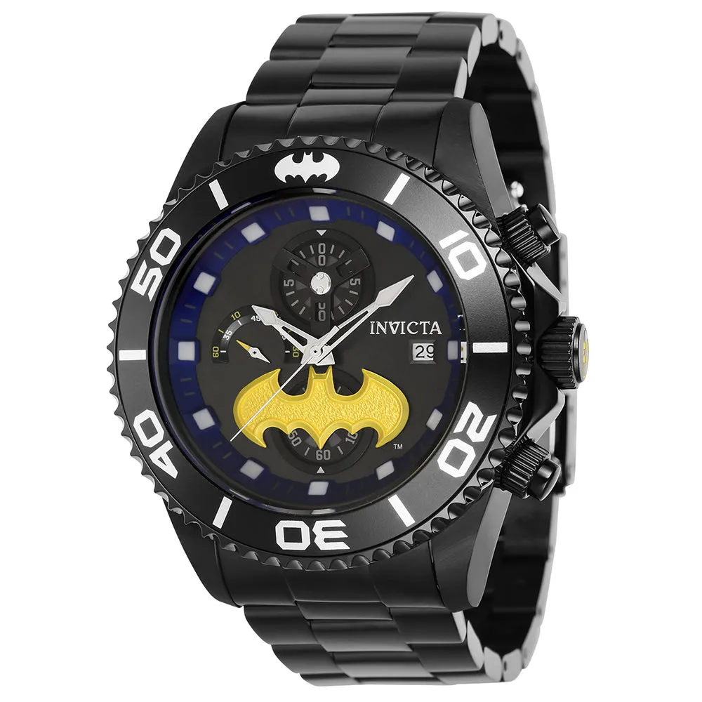 INVICTA DC Comics Men's 47mm Stainless Steel Black Black dial VD57 Quartz
