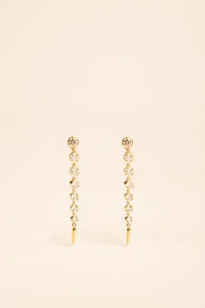 JENNA BLAKE | DIAMOND FRINGE EARRINGS