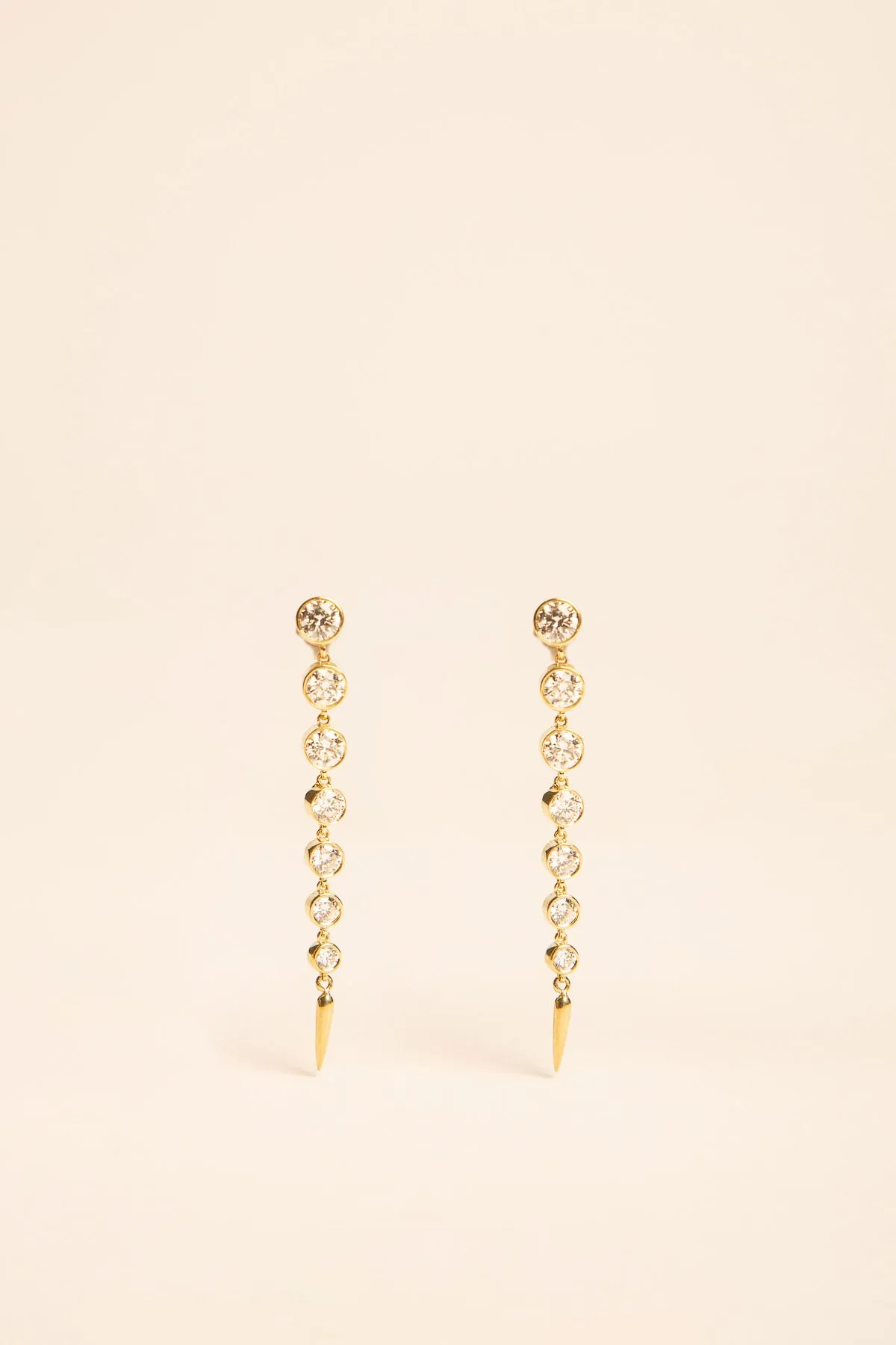 JENNA BLAKE | DIAMOND FRINGE EARRINGS