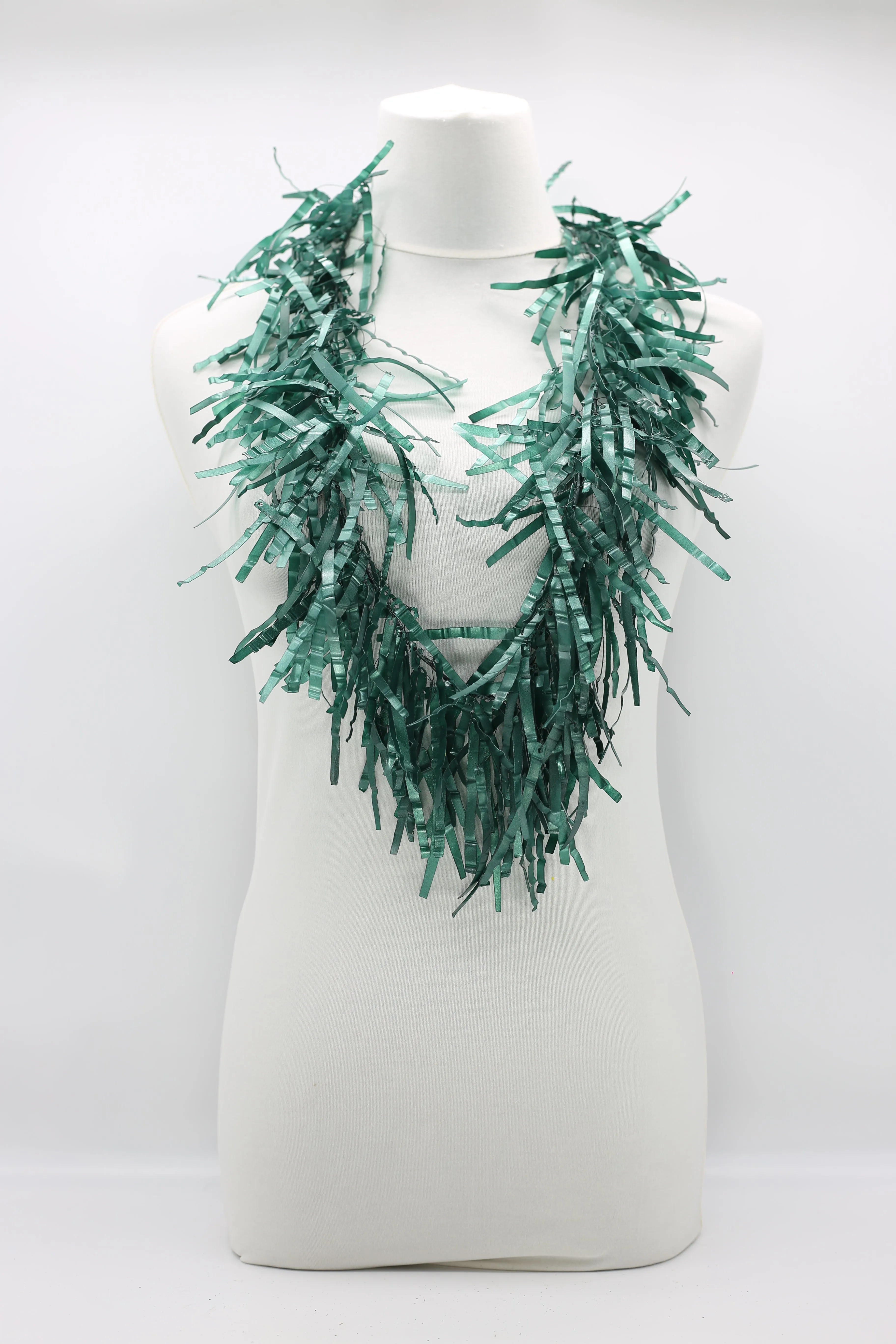 Jimi Hendrix Recycled Plastic Bottle Fringe Necklace