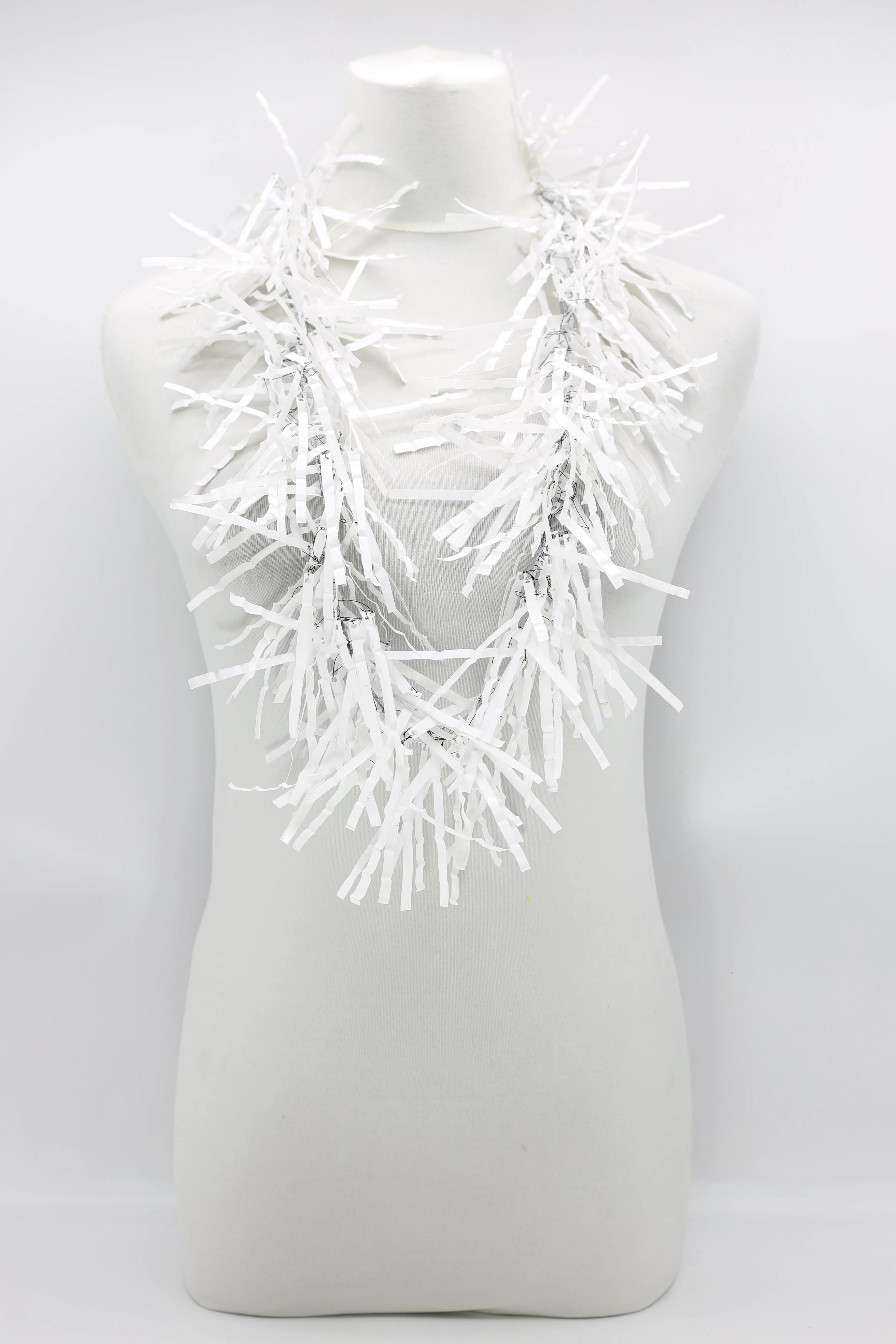 Jimi Hendrix Recycled Plastic Bottle Fringe Necklace