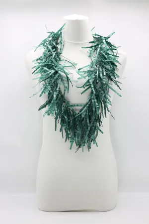 Jimi Hendrix Recycled Plastic Bottle Fringe Necklace