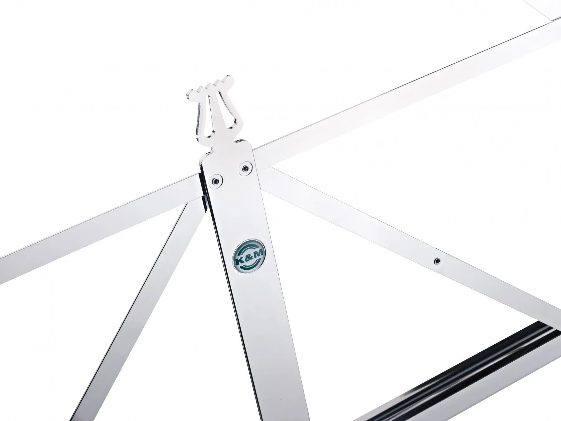 K&M 107N Heavy Duty Music Stand - Nickel Finish