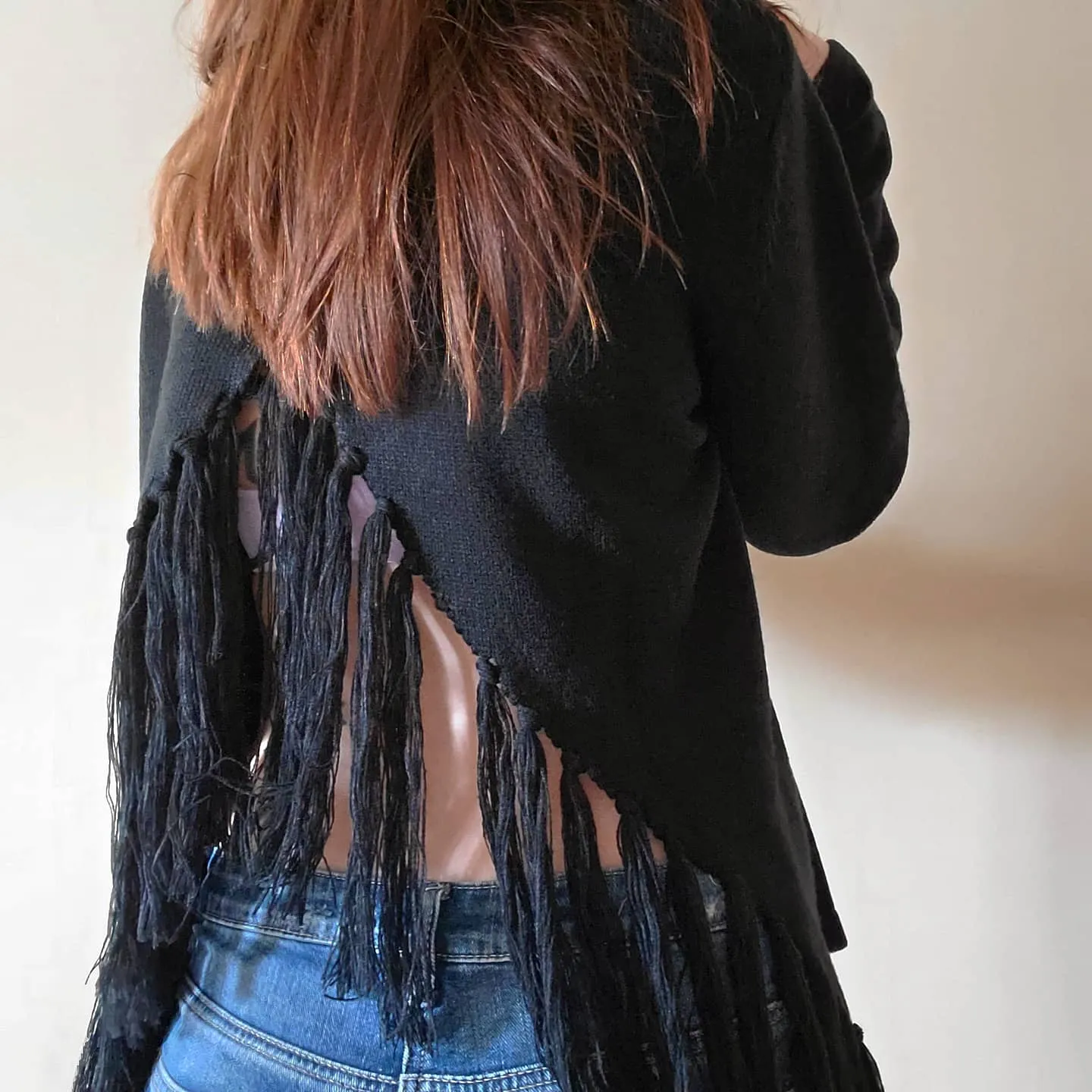 Kiowa Fringe Back Sweater