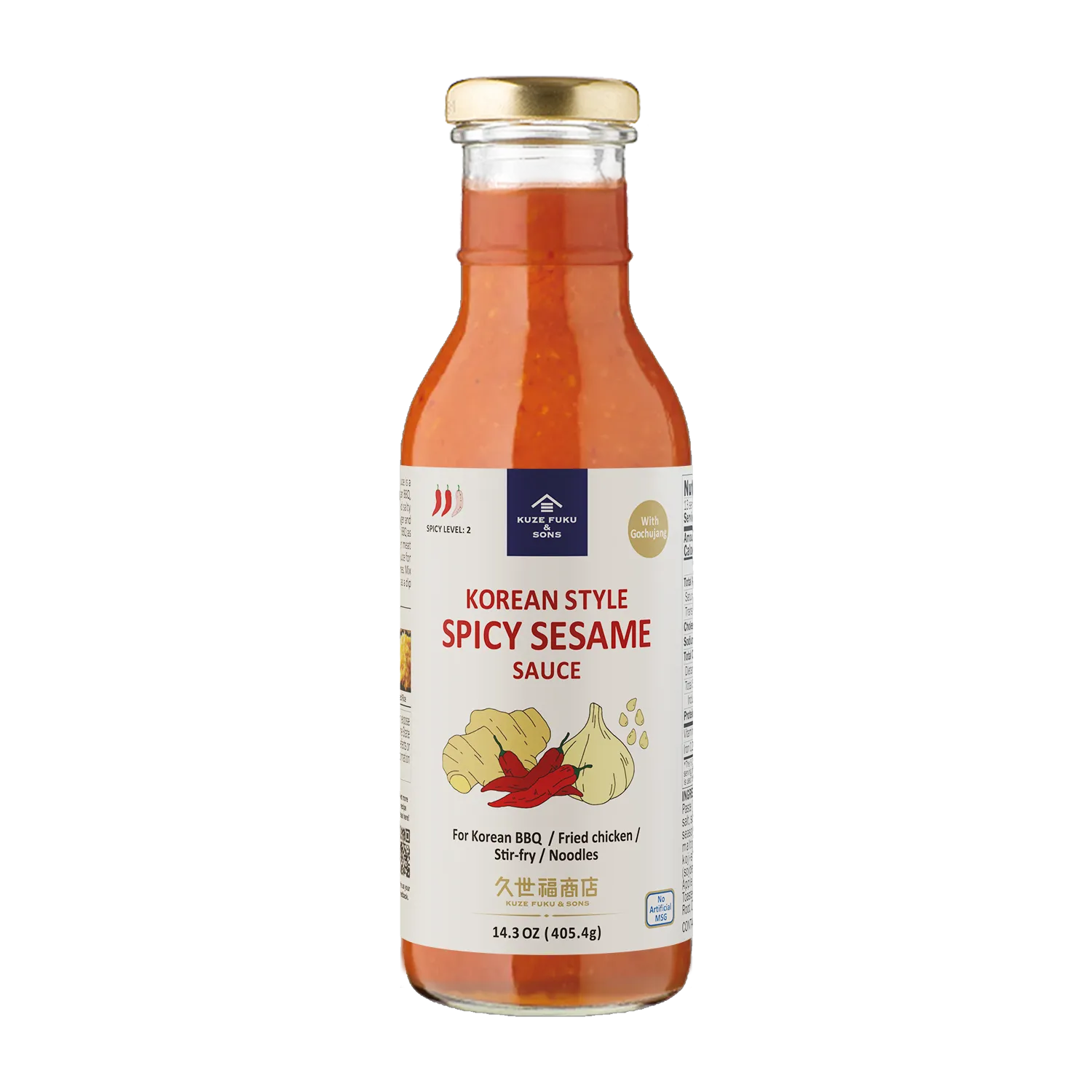 KOREAN STYLE SPICY SESAME SAUCE 14.3 OZ