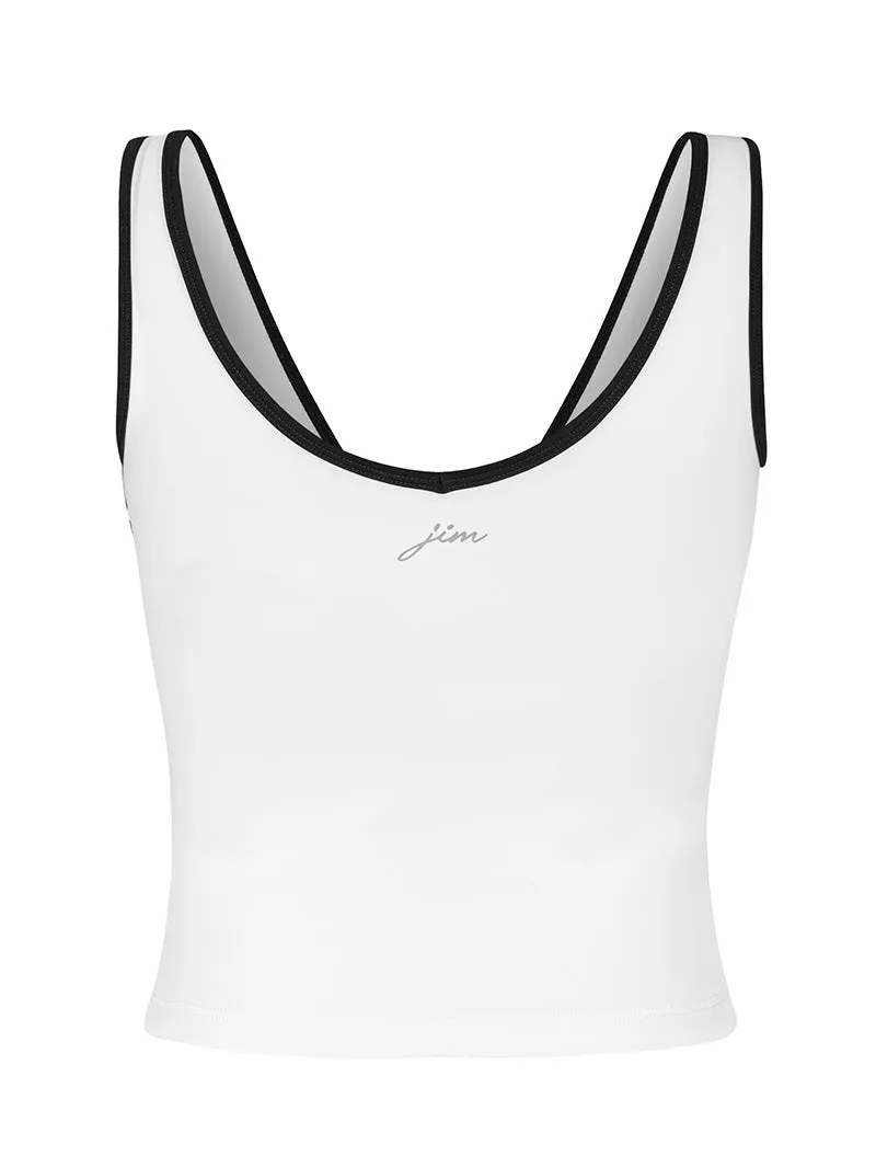 Koszulka do jogi Dual Essence, White
