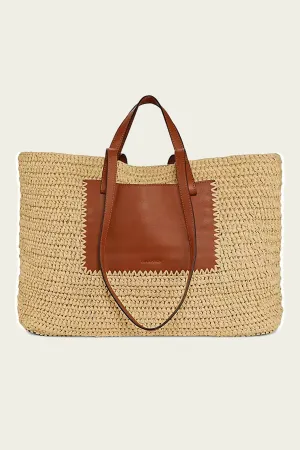 Lali Large Raffia Tote in Natural