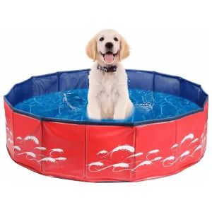 Large Collapsible Pet Dog Swimming Pool
