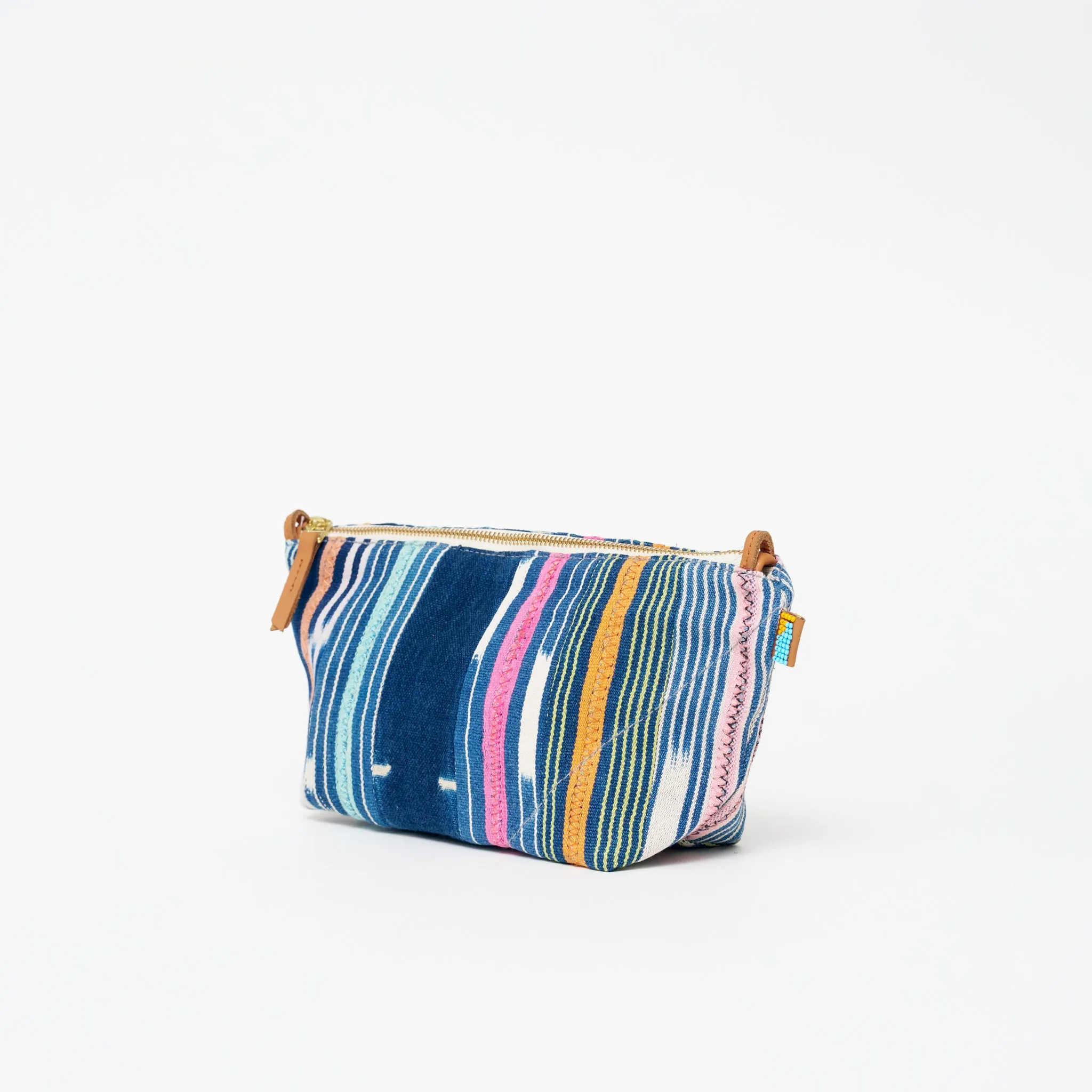 Large Convertible Pouch - African Baule Cloth #02
