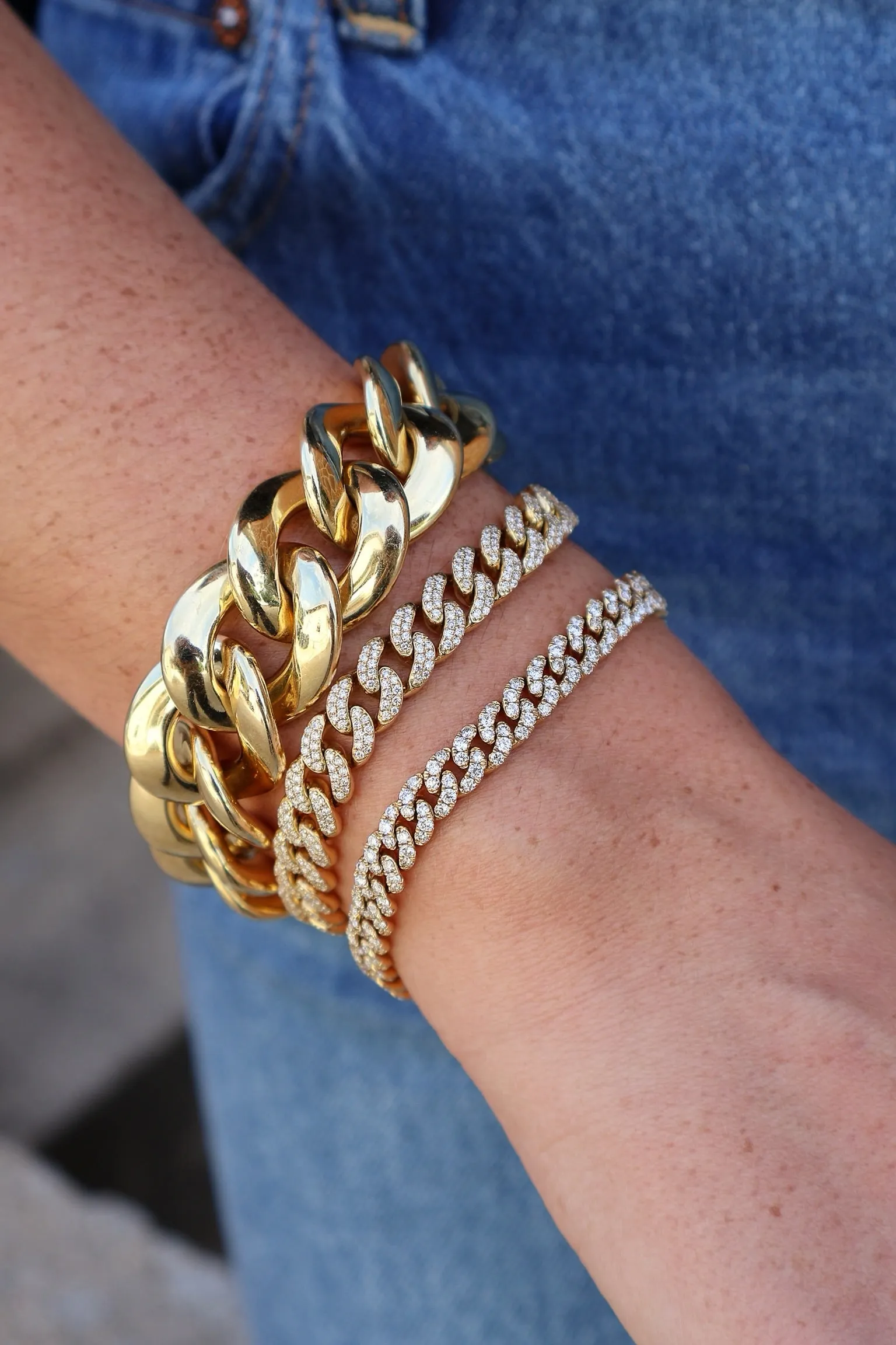 Large Curb Link Bracelet