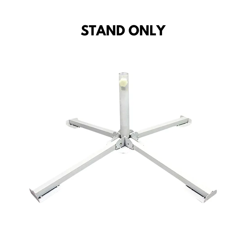 Large-scale Giant Umbrella with Base Stand Big Size Height-adjustable Folding Round Umbrella Portable for Outdoor