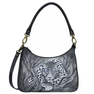 Large Top Zip Hobo - 8487