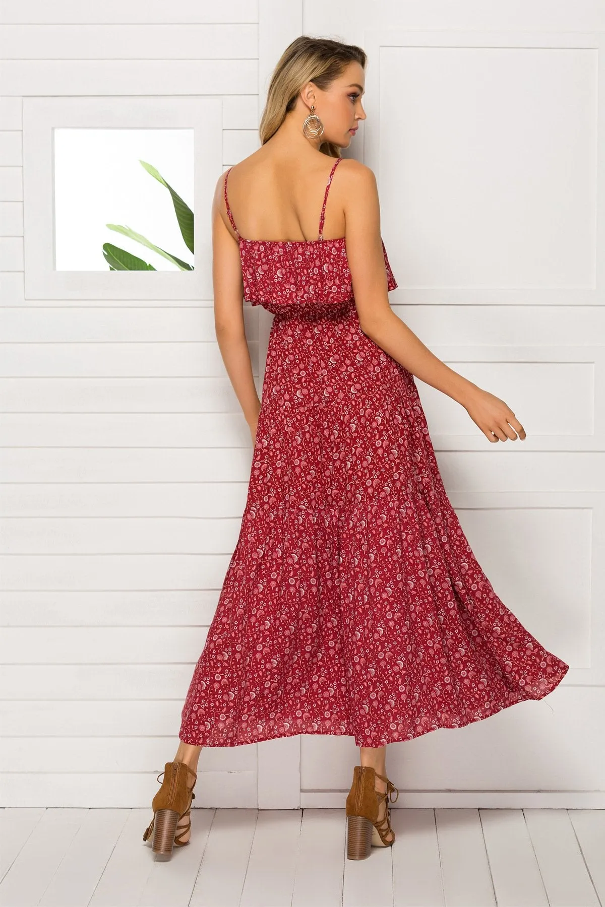 Leisure Bohemian Midi Dresses