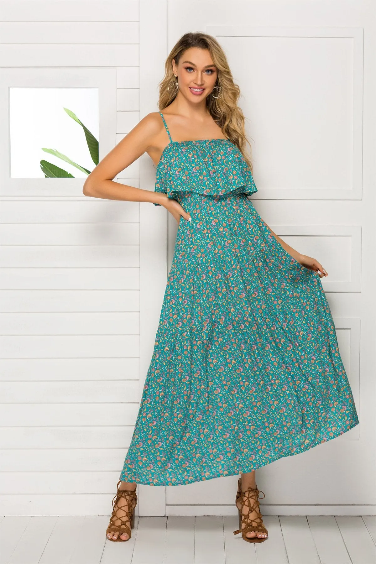 Leisure Bohemian Midi Dresses