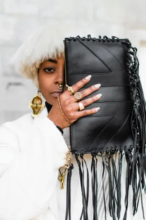 Leviticus Fringe Clutch