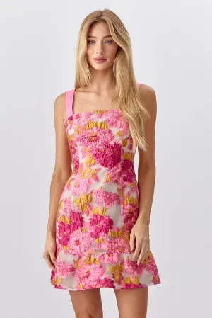 Lex Jaquard Mini Dress