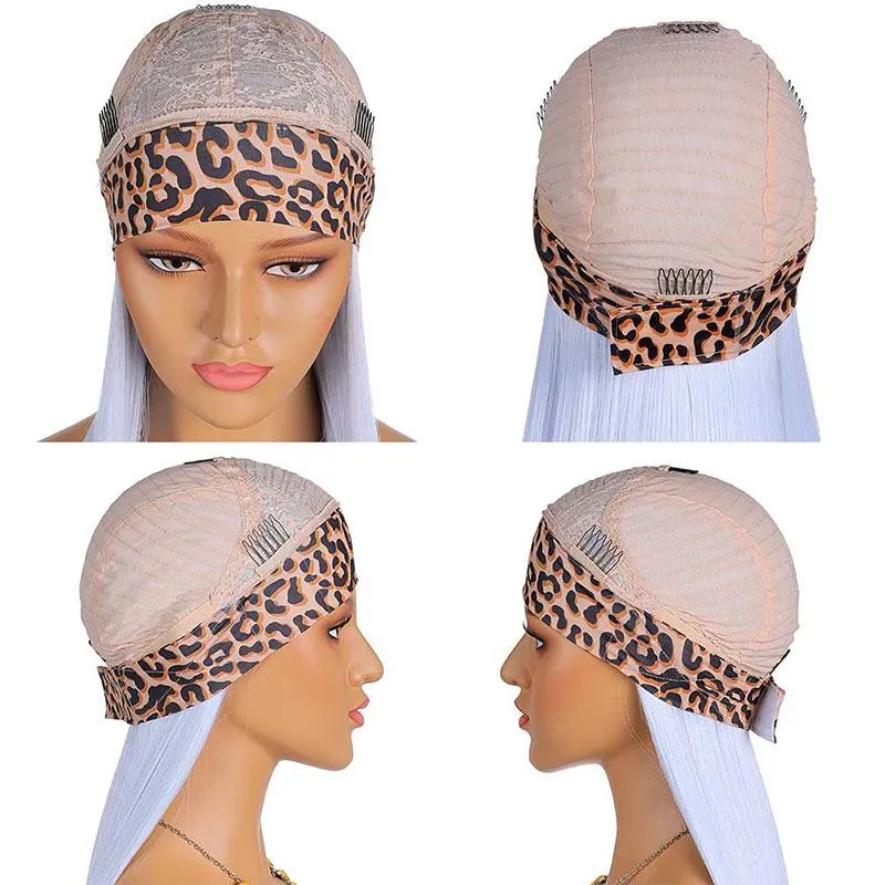 Light Blue Headband Wig Synthetic Hair