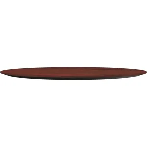 Lorell Foldable Hospitality Table Mahogany Tabletop
