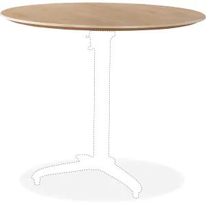 Lorell Foldable Hospitality Table Maple Tabletop